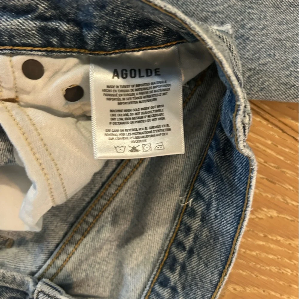 Agolde 90’s mid rise straight jeans in alter - Picture 5 of 10